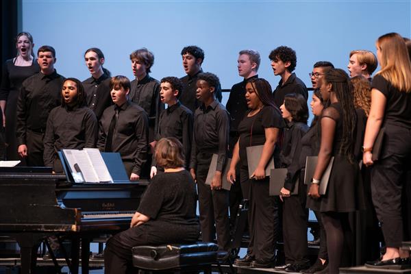 2023 All County Chorus Students Performing